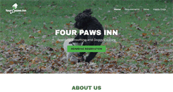 Desktop Screenshot of fourpawsinnvt.com